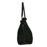 Agnese Borsa Shopper da donna Cotone e pelle 04649-D28 NERO BLACK Gave Lux
