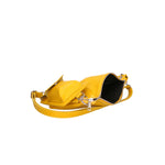 Ifigenia Borsa a tracolla da donna Vera pelle 05932-D04 GIALLO YELLOW Gave Lux