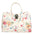 Ascoli Borsa a mano da donna Pelle stampata cocco 7718-FIORI Gave Lux