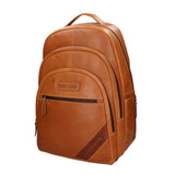 Zaino da uomo in vera pelle RFID HILB-4013-CUOIO Hill Burry
