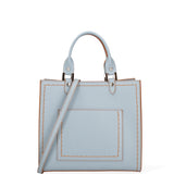 Borsa a mano da donna 100% vera pelle 07262-P 631 CIELO Roberta Rossi