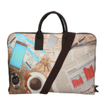 Michela Borsa a mano da donna Vera pelle ZG3007-CAFFE Gave Lux