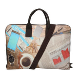 Michela Borsa a mano da donna Vera pelle ZG3007-CAFFE Gave Lux
