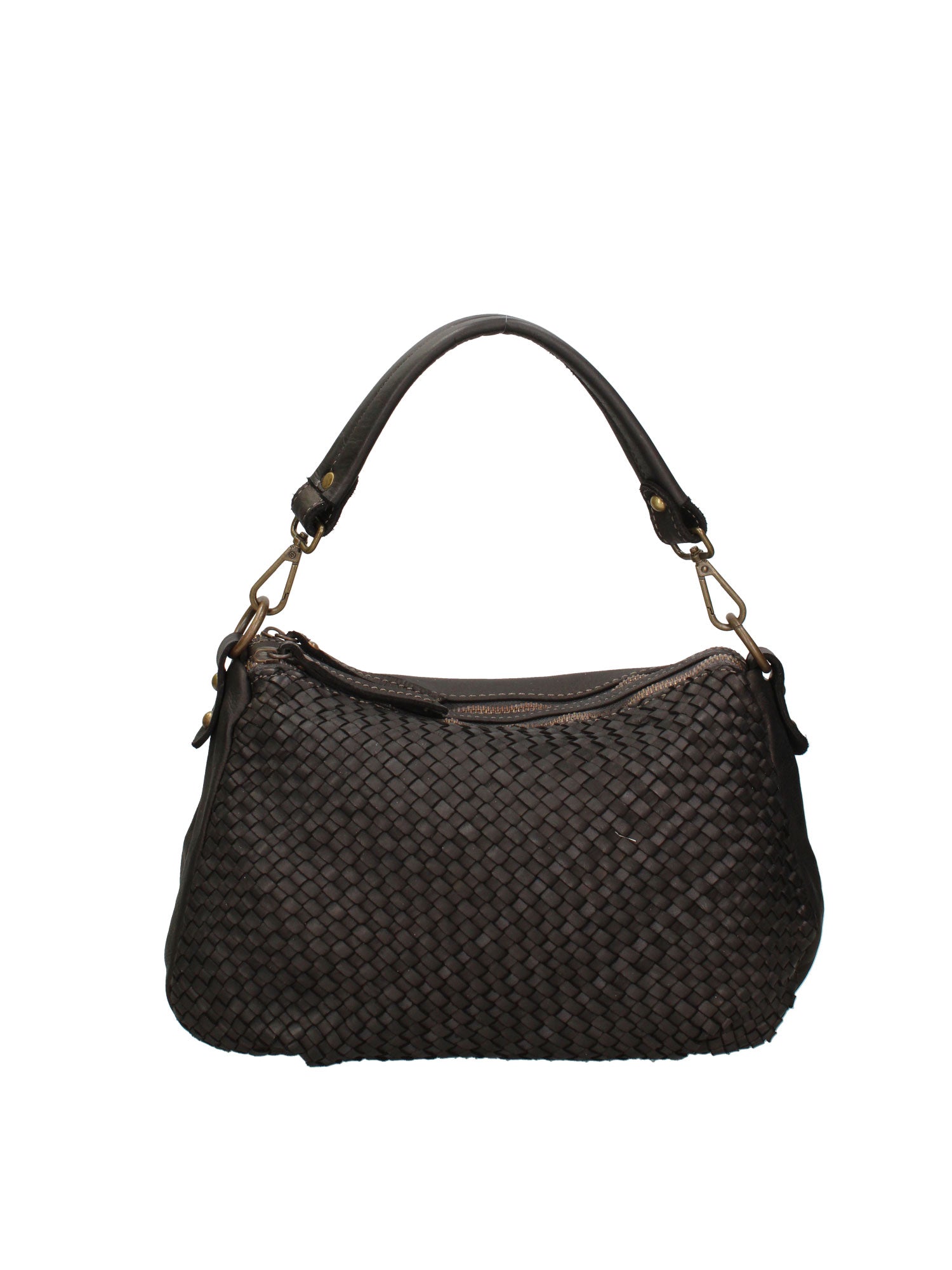 Novella Borsa a spalla da donna Vera pelle 7800-NERO Gave Lux