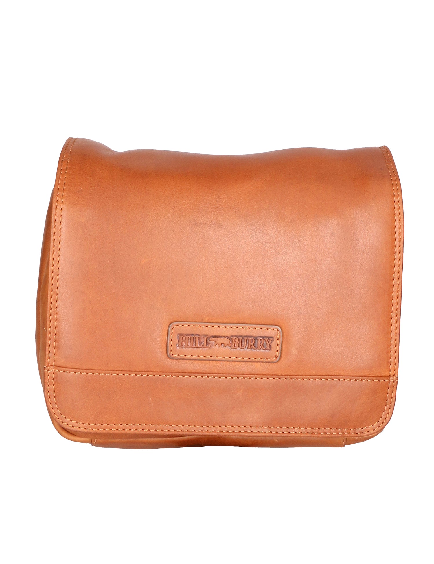 Borsa a tracolla da uomo 100% vera pelle HILB-3201-CUOIO Hill Burry