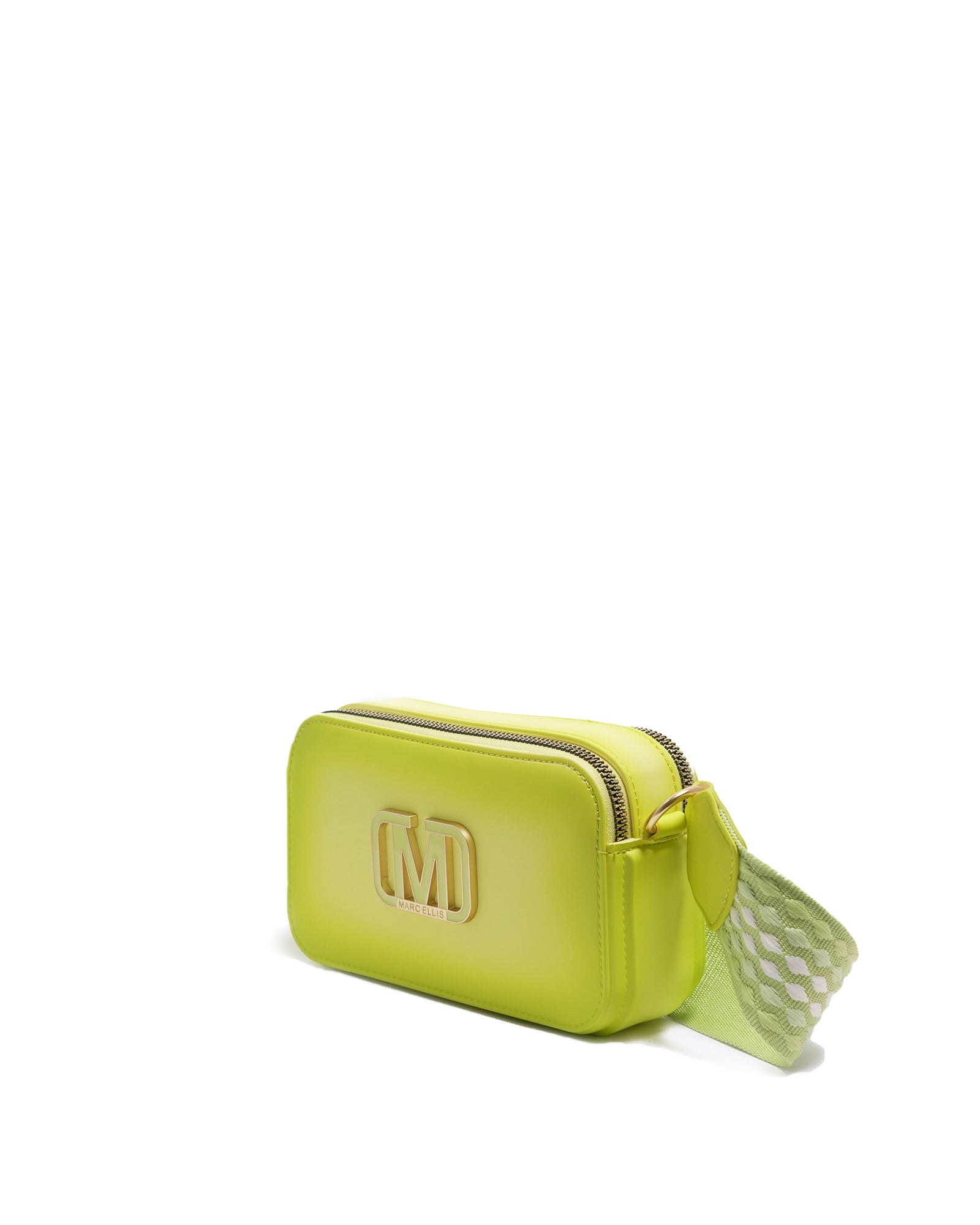 Borsa a spalla da donna 100% PVC FLAT MARC-YELLOW Marc Ellis