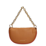 Valoria Elite Borsa a tracolla da donna Vera pelle 3532-D44 CUOIO+D82 BARBIE Gave Lux
