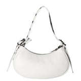 Galatea Borsa a spalla da donna Vera pelle 05708-BIANCO WHITE Gave Lux