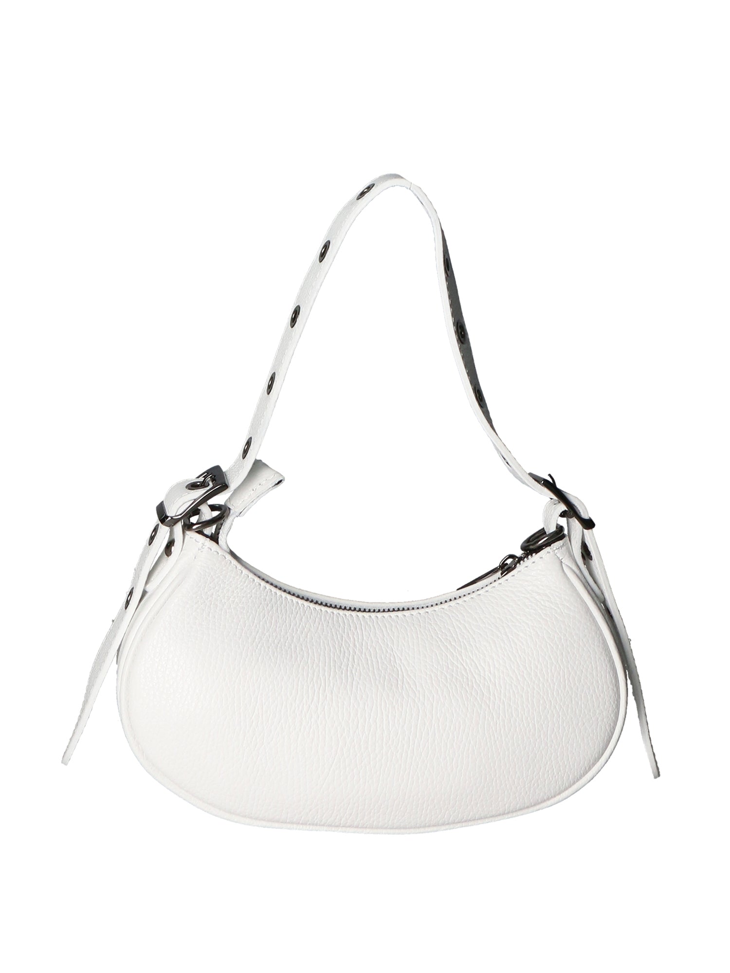 Galatea Borsa a spalla da donna Vera pelle 05708-BIANCO WHITE Gave Lux