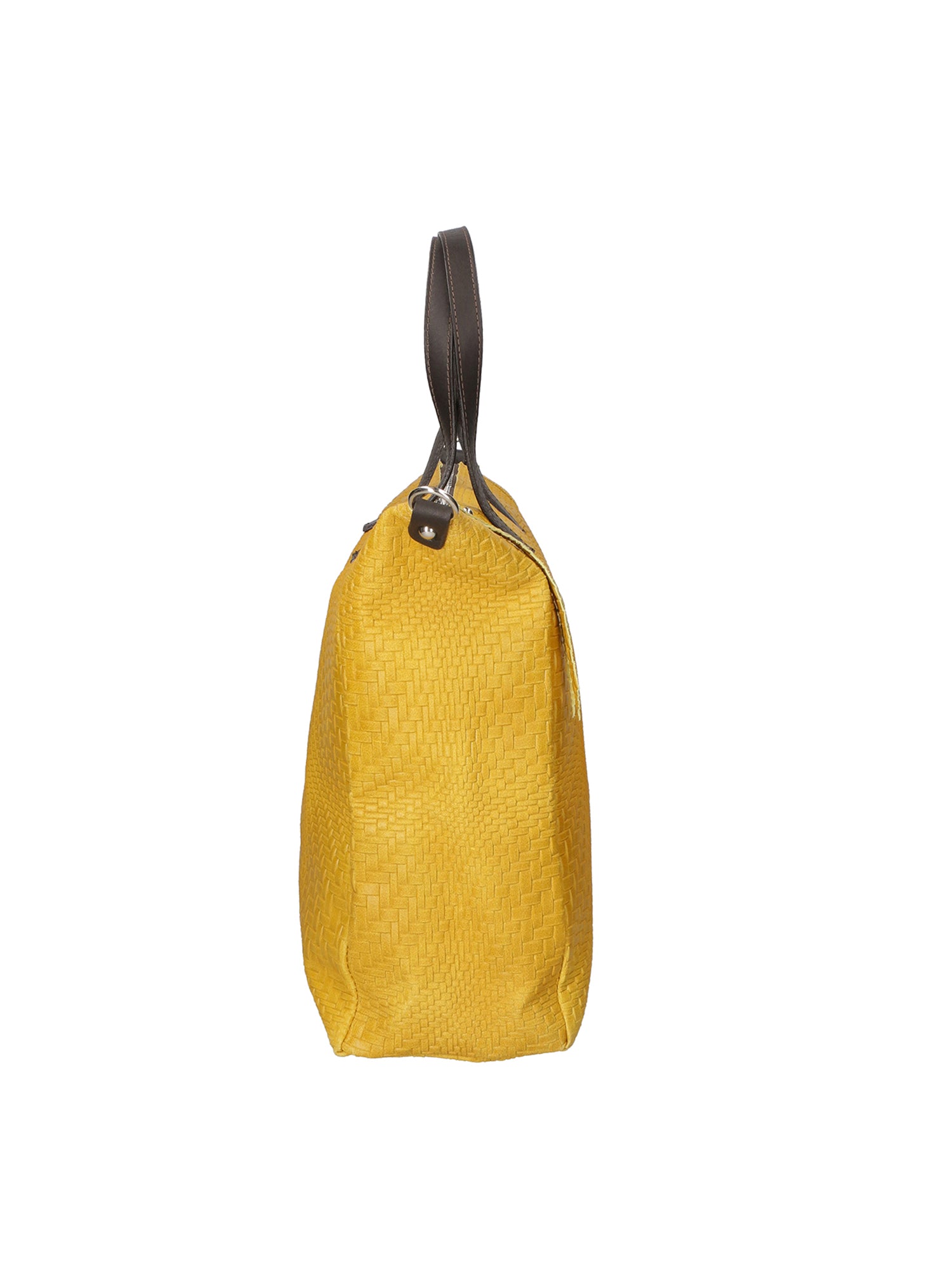 Emerenziana Borsa a spalla da donna Vera pelle 80058-GIALLO Gave Lux