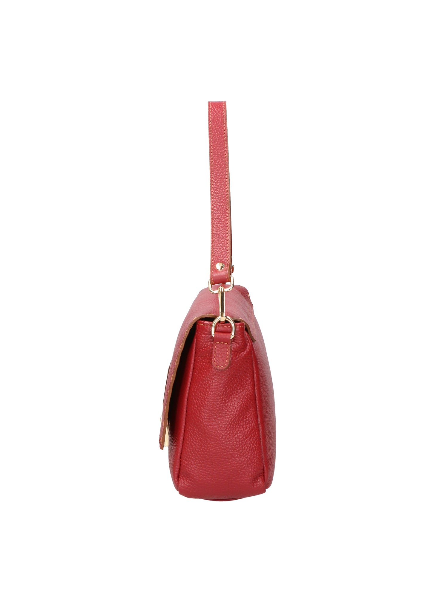 Walda Borsa a spalla da donna Vera pelle 06868-D10 ROSSO SCURO Gave Lux