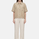 Blusa in 86 Lyocell 14 Poliestere Beige