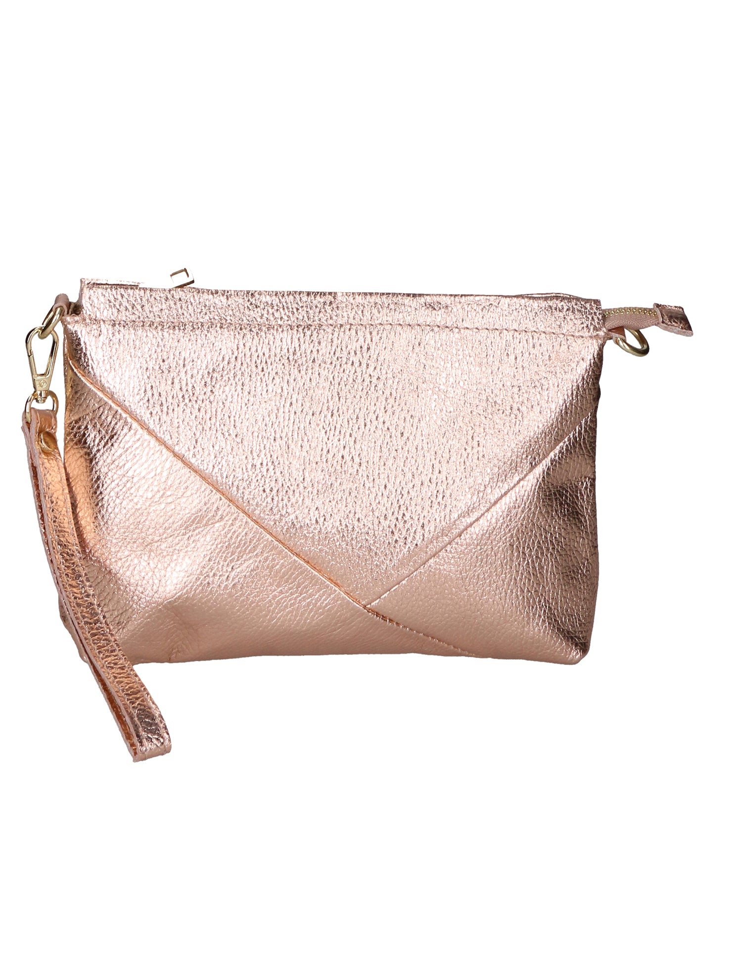 Giorgia Pochette da donna Vera pelle 05927-DL6 ORO ROSA Gave Lux