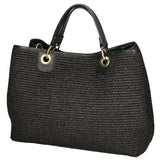 Borsa a mano da donna Paglia & Pelle MYB-05168-SS-13+D28 NERO My Best Bag