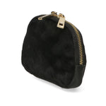 Rachele Pochette donna vera pelle Zip 02535-NERO Gave Lux