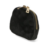 Rachele Pochette donna vera pelle Zip 02535-NERO Gave Lux