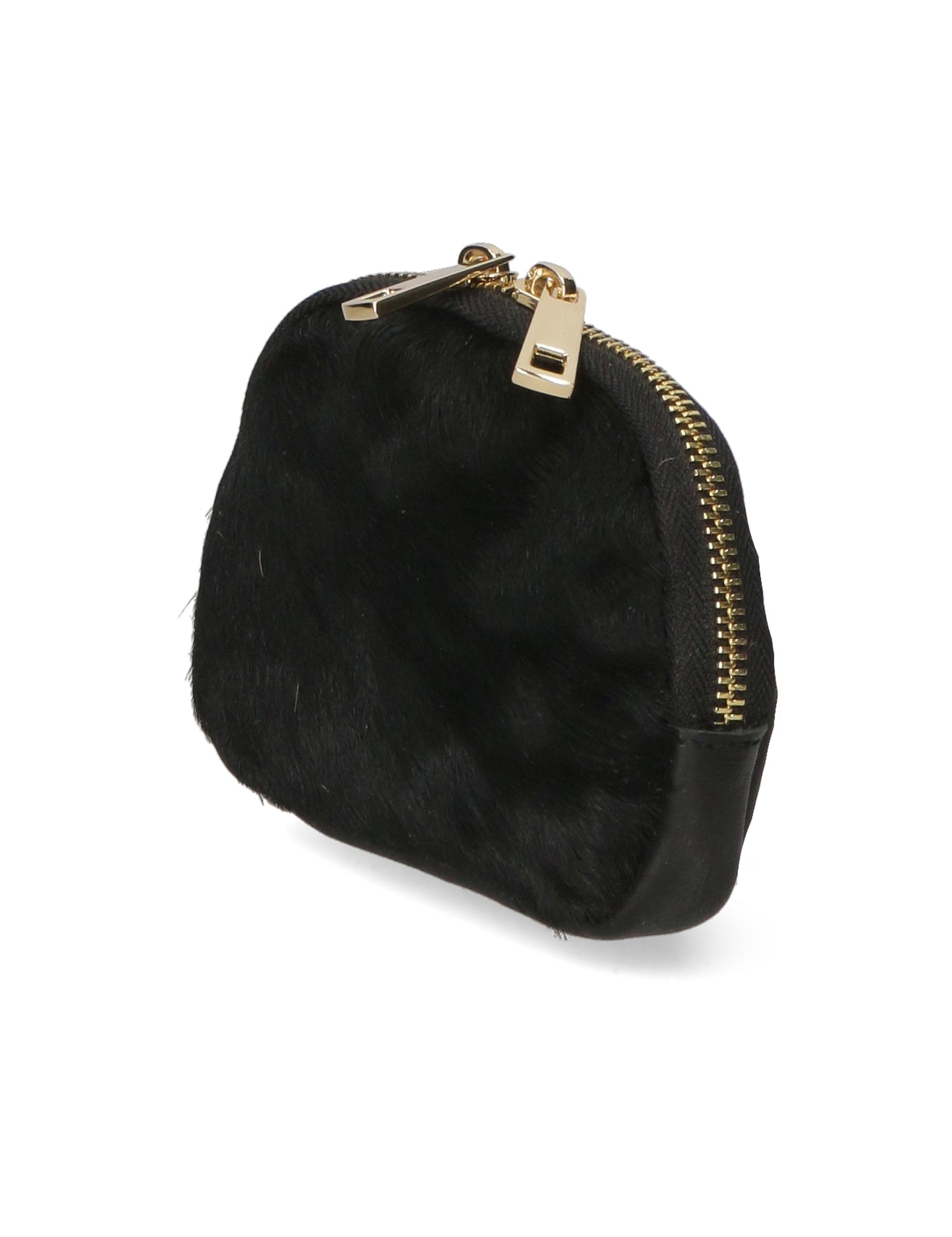 Rachele Pochette donna vera pelle Zip 02535-NERO Gave Lux