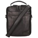 Borsa a mano unisex in vera pelle 100% Made in Italy SN5861647-BLACK Santini Firenze