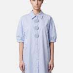 Vestito in Cotone Blu