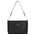 Borsa a spalla da donna 100% pelle vegana PU 703-1PT-BLACK Diana&co