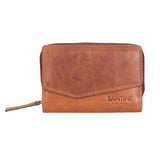 Portafoglio unisex in vera pelle Made in Italy SN2827847-TAN Santini Firenze