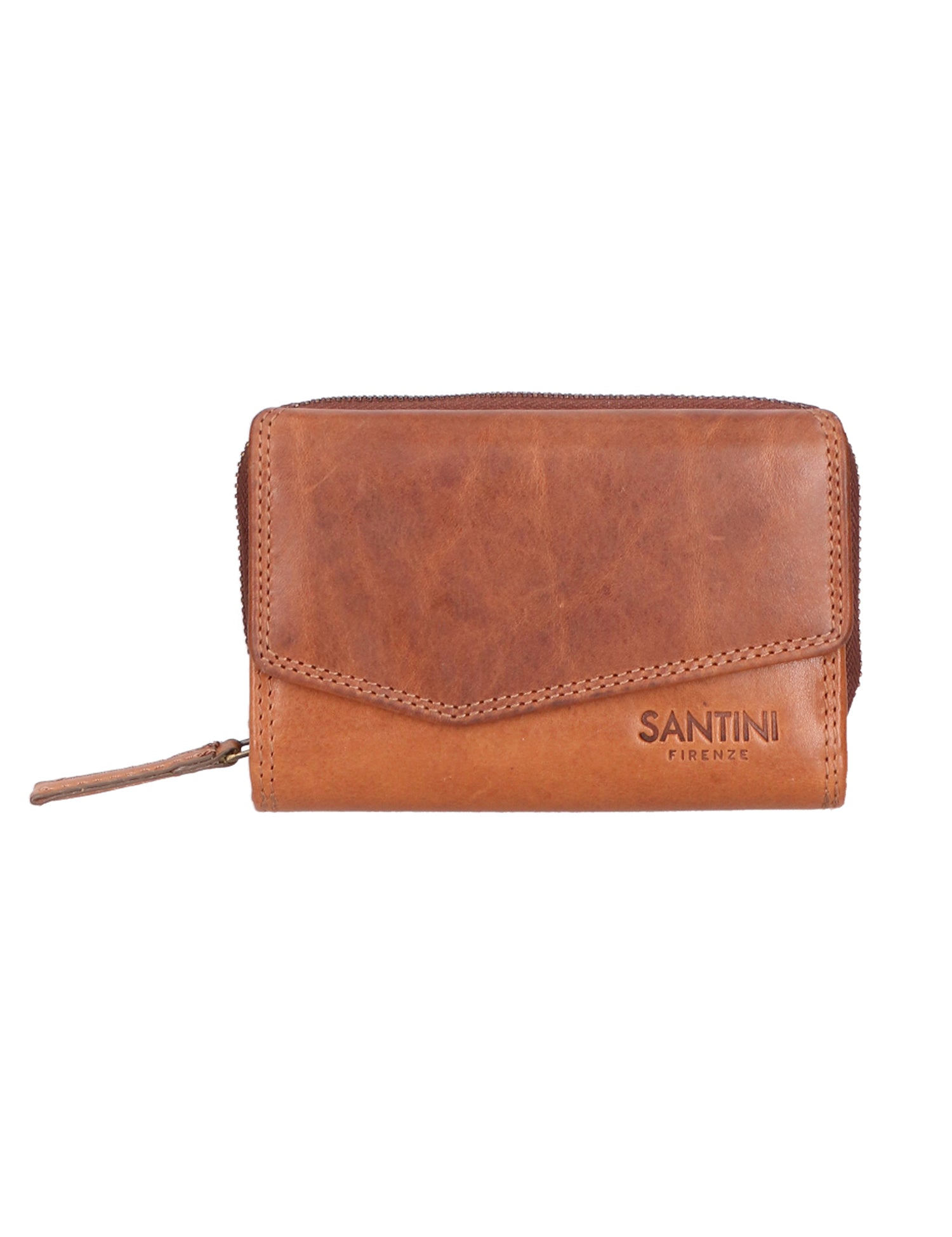 Portafoglio unisex in vera pelle Made in Italy SN2827847-TAN Santini Firenze