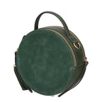 Borsa a mano da donna Pelle scamosciata e ruga MYB-6021-FW-06058 VERDE My Best Bag