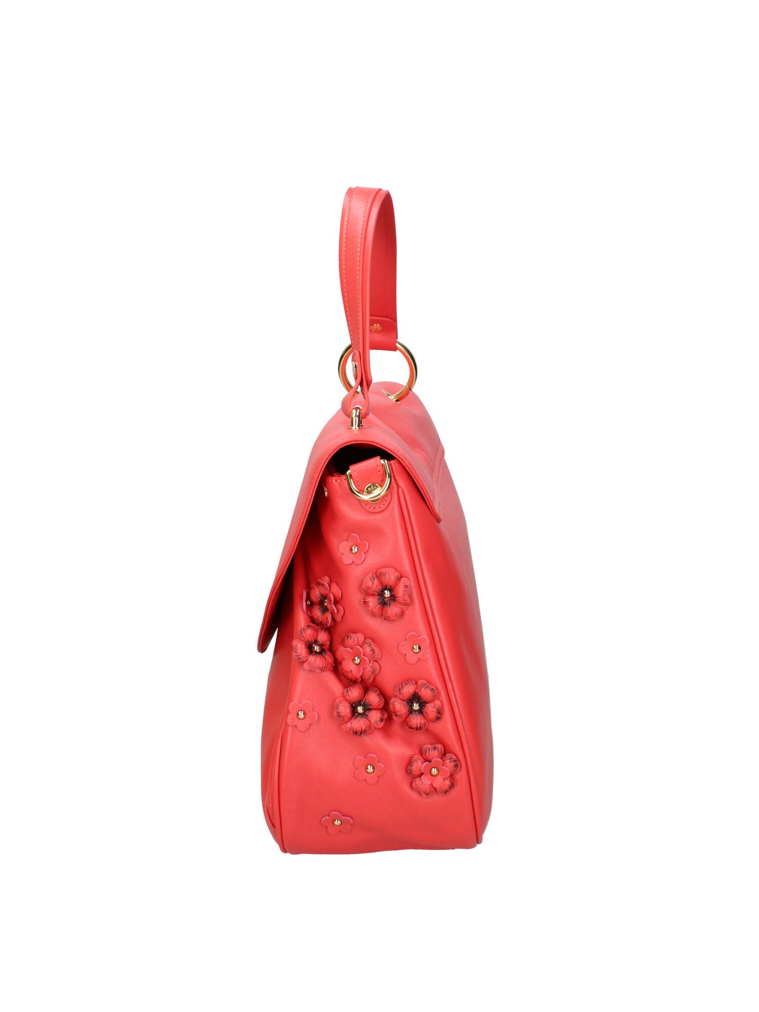Zelia Ultra Borsa a mano da donna 100% pelle B17243-ROSSO Braccialini