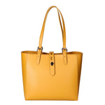 Anna Borsa a spalla da donna 100% pelle 05415-PL36 SENAPE Gave Lux