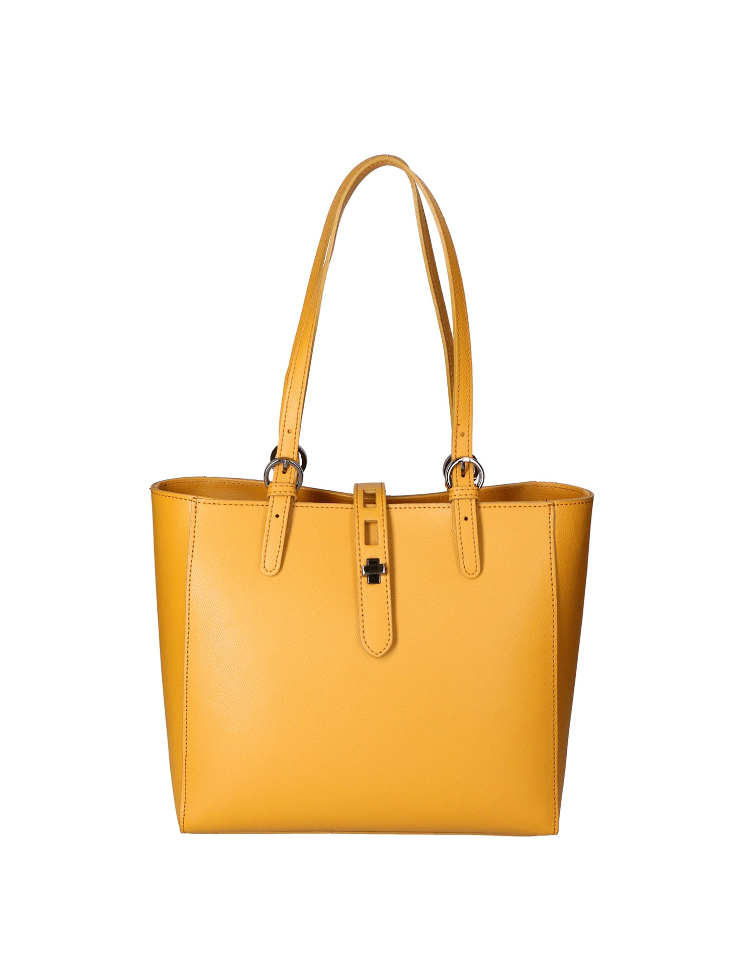 Anna Borsa a spalla da donna 100% pelle 05415-PL36 SENAPE Gave Lux