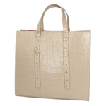 Borsa a mano da donna Vera pelle croco MYB-7004-SSCOCCO-C37 BEIGE BEIGE My Best Bag