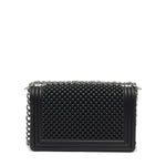 Borsa a mano da donna 100% Pvc FLAT M BALL-BLACK + SILVER Marc Ellis