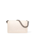 Borsa a mano da donna 100% Pvc FLAT-M 24-WHITECAP - BRUSH CDF Marc Ellis