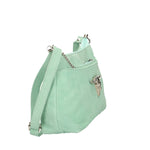 Embera Elite Borsa a tracolla donna Vera pelle scamosciata 8650-MARINA Gave Lux