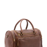 Borsa da viaggio unisex In Vera pelle Made in Italy 52x37x29 cm
