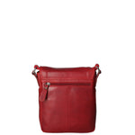Borsa a tracolla da uomo Vera pelle HIL-3069S-ROSSO Hill Burry