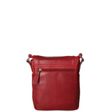 Borsa a tracolla da uomo Vera pelle HIL-3069S-ROSSO Hill Burry
