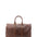 Borsa da viaggio unisex vera pelle 100% cotone 4546-TESTA DI MORO Alessia Firenze