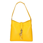 Imma Borsa a spalla da donna 100% pelle 05917-B04 GIALLO Gave Lux