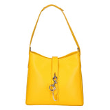 Imma Borsa a spalla da donna 100% pelle 05917-B04 GIALLO Gave Lux