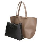Beata Borsa a spalla da donna Vera pelle 05779-TAUPE D40 Gave Lux