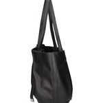Iridea Borsa a spalla da donna 100% poliuretano B16261-NERO Braccialini