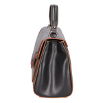 Borsa a mano da donna Vera pelle italiana MYB-6002-FW-C99 NERO My Best Bag