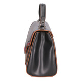 Borsa a mano da donna Vera pelle italiana MYB-6002-FW-C99 NERO My Best Bag