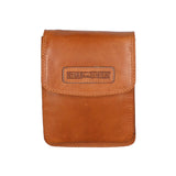Marsupio da uomo in vera pelle RFID HILB-3171-COGNAC CUOIO Hill Burry