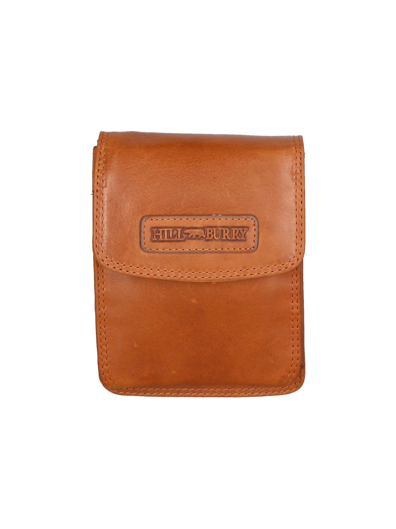 Marsupio da uomo in vera pelle RFID HILB-3171-COGNAC CUOIO Hill Burry