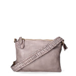 Lucca Borsa a tracolla da donna Vera pelle 1001-D16 GRIGIO Gave Lux