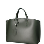 Lumena Borsa a mano da donna Vera pelle 2094-L135 VERDE BOTTIGLIA Gave Lux