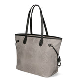 Emiliana Borsa a spalla da donna Vera pelle 80061-GRIGIO Gave Lux