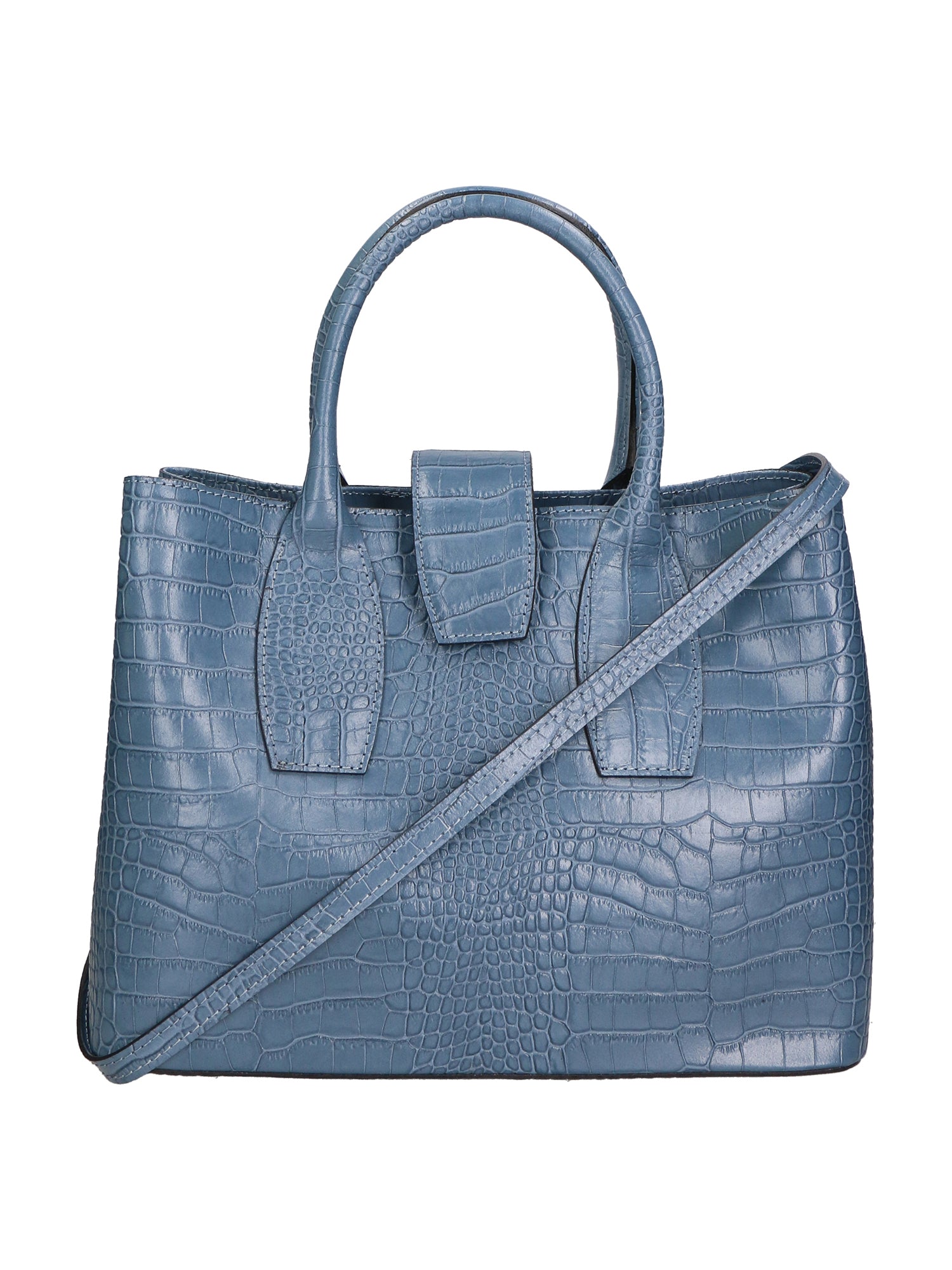 Letizia Borsa a mano da donna Pelle stampata croco 06542-CARTA ZUCCHERO Gave Lux